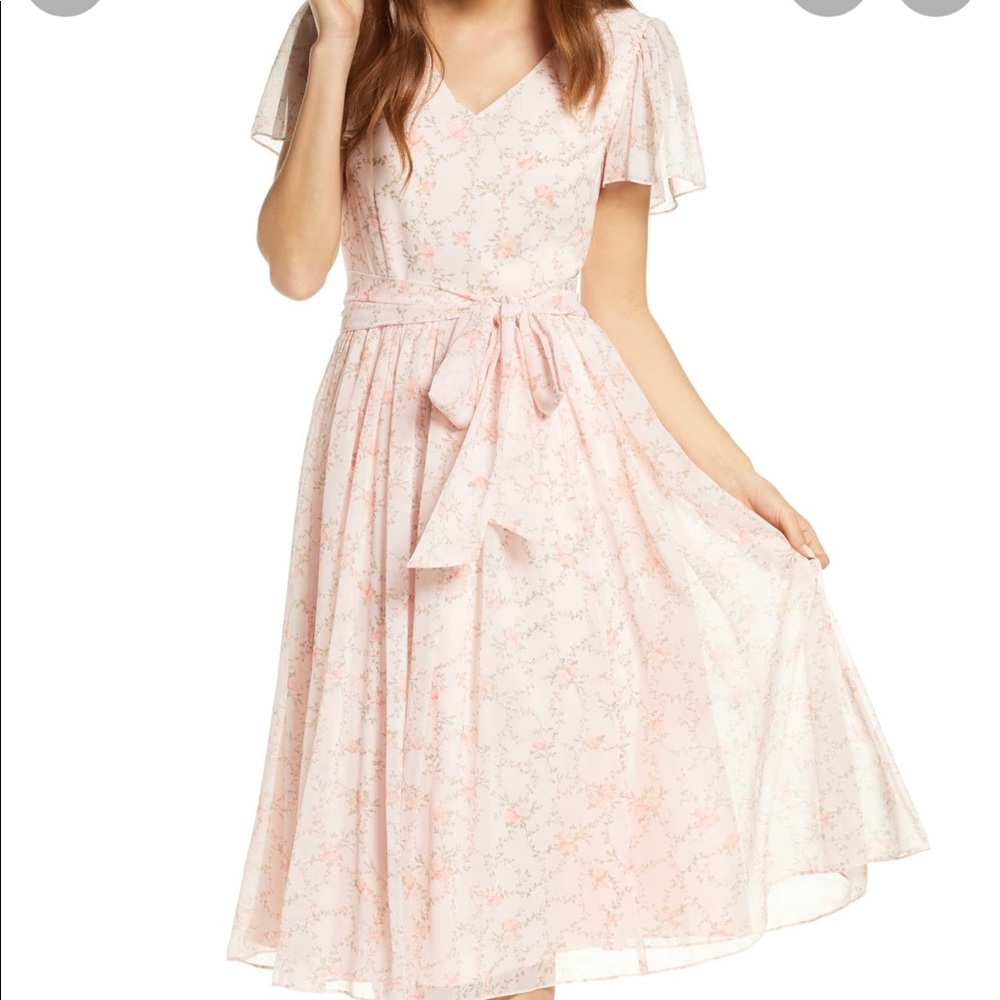 Rachel Parcell Floral A-Line Dress